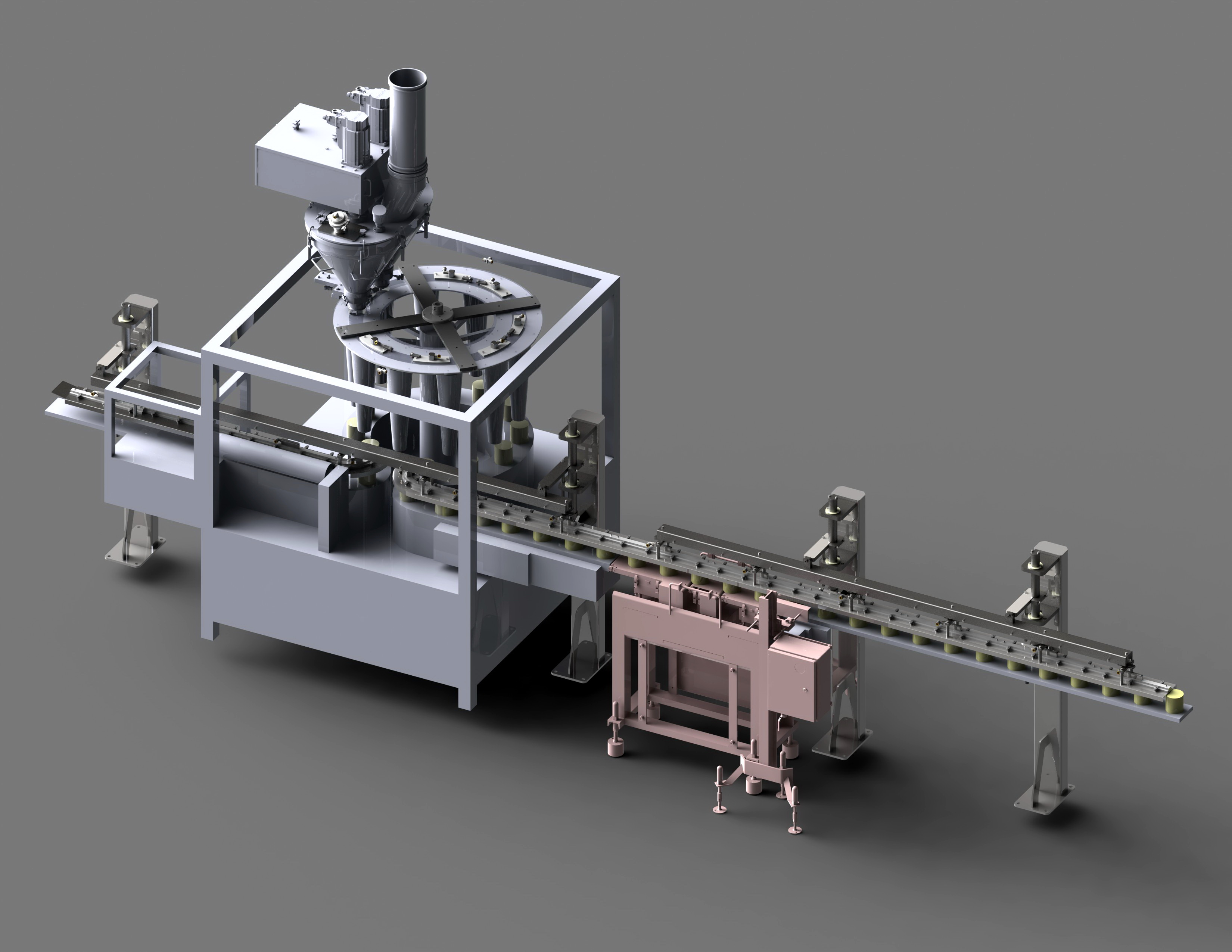 Precision gassing rail for MAP packaging